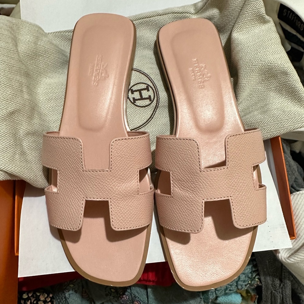 Hermes Oran Sandals size 37